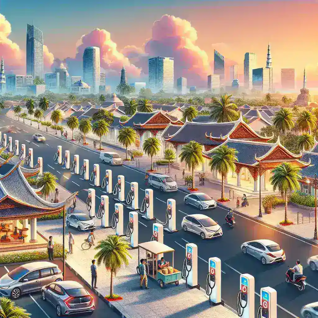 "Charger EV publik di Indonesia, mendukung target 200 ribu unit hingga tahun 2035 untuk kendaraan listrik."