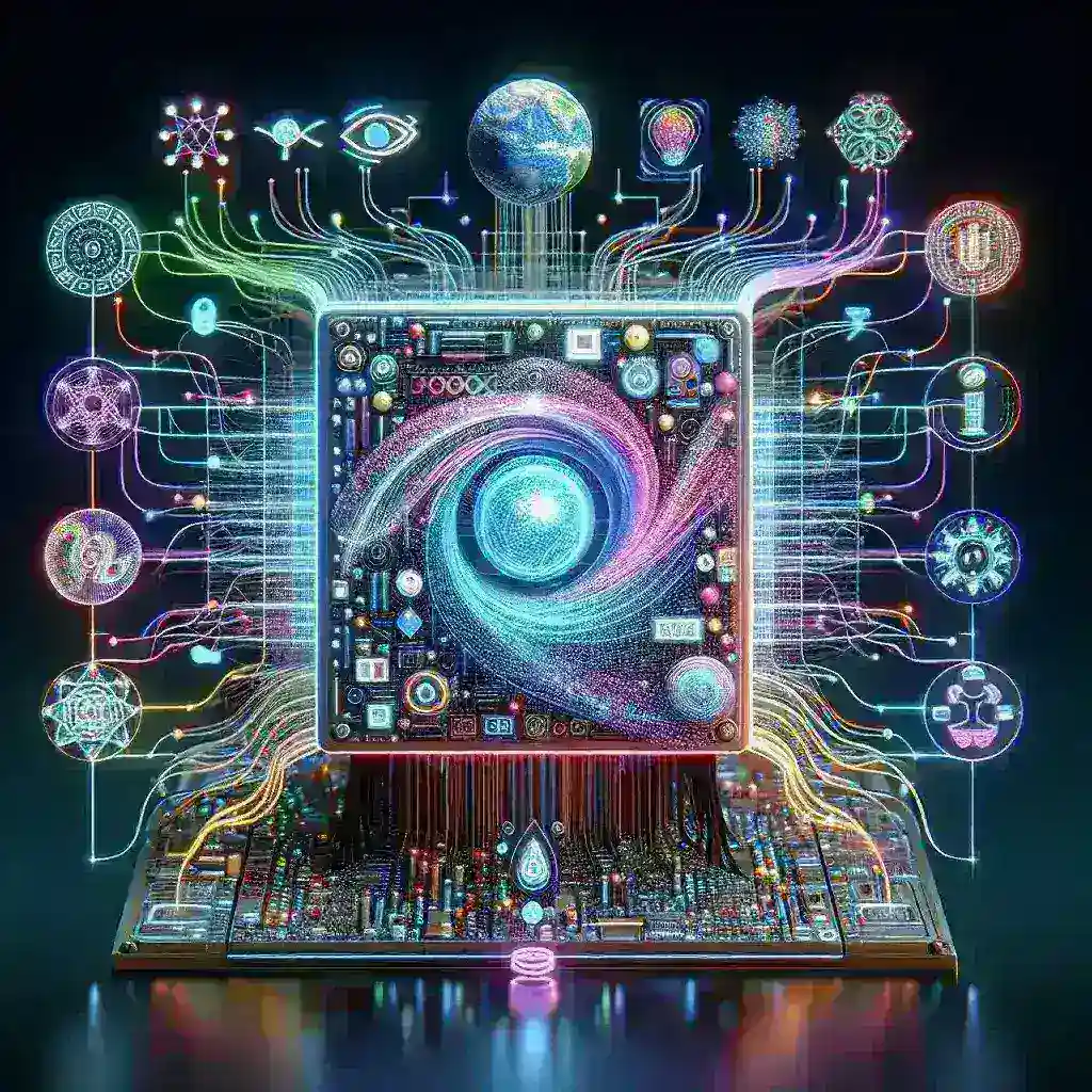 "Image illustrating Sahabat-AI's support for 8-9 billion parameters and regional languages, showcasing advanced AI technology and diverse linguistic capabilities."